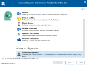 How To Use Microsoft Support And Recovery Assistant For Office 365 In 8 ...