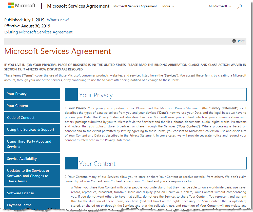 Understanding the Microsoft Business Center and MPSA Sherweb
