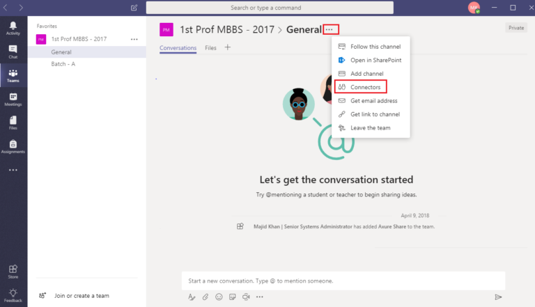 Office 365 Connectors for Microsoft Teams l SherWeb