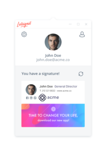 The perfect email signature management solution: Letsignit