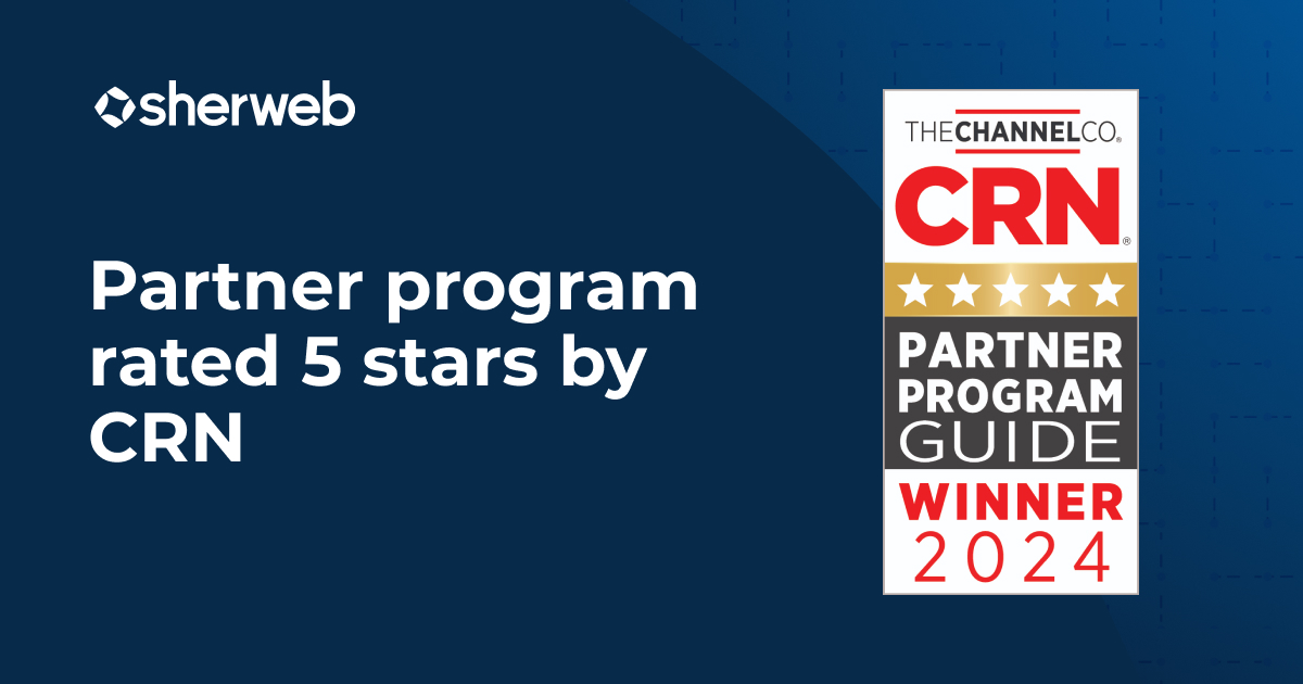 CRN recognizes Sherweb's 5-Star partner program | Sherweb